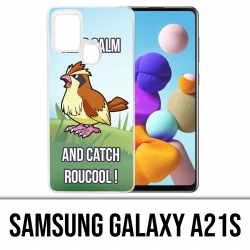 Coque Samsung Galaxy A21s - Pokémon Go Catch Roucool
