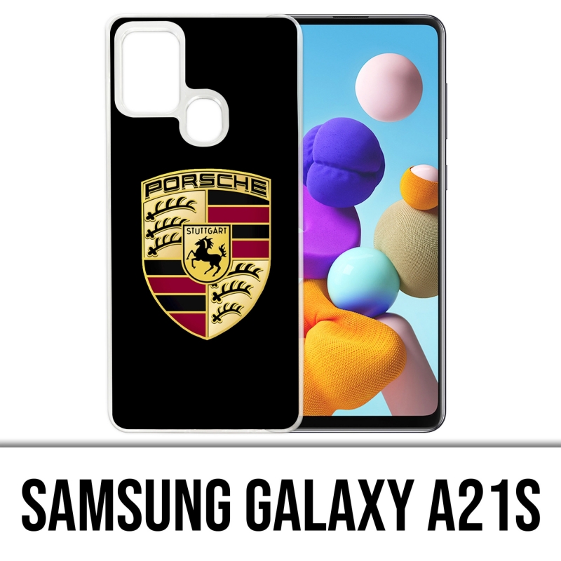 Funda Samsung Galaxy A21s - Porsche Logo Negro