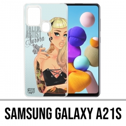 Coque Samsung Galaxy A21s - Princesse Aurore Artiste