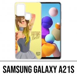 Coque Samsung Galaxy A21s - Princesse Belle Gothique
