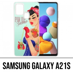 Custodia per Samsung Galaxy A21s - Pinup Principessa Disney Biancaneve