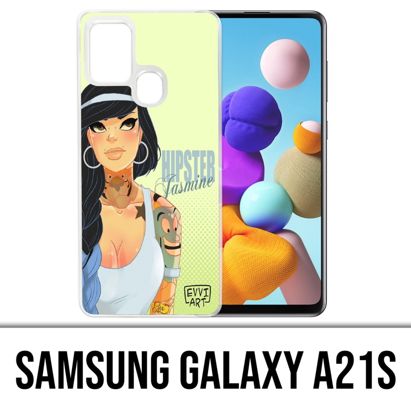 Coque Samsung Galaxy A21s - Princesse Disney Jasmine Hipster