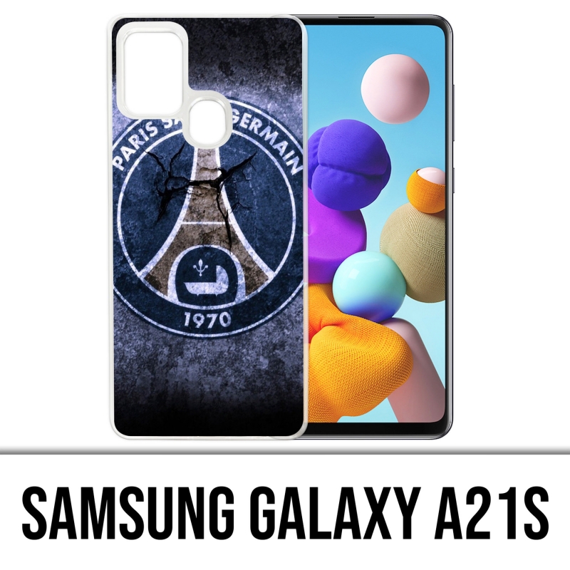 Coque Samsung Galaxy A21s - Psg Logo Grunge