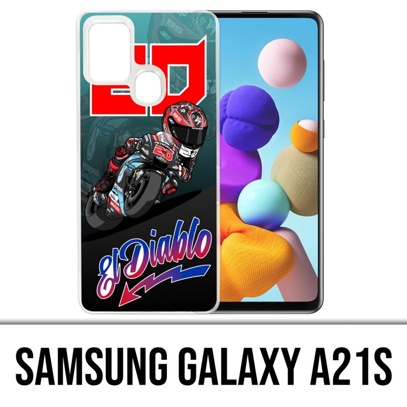 Funda Samsung Galaxy A21s - Quartararo-Cartoon