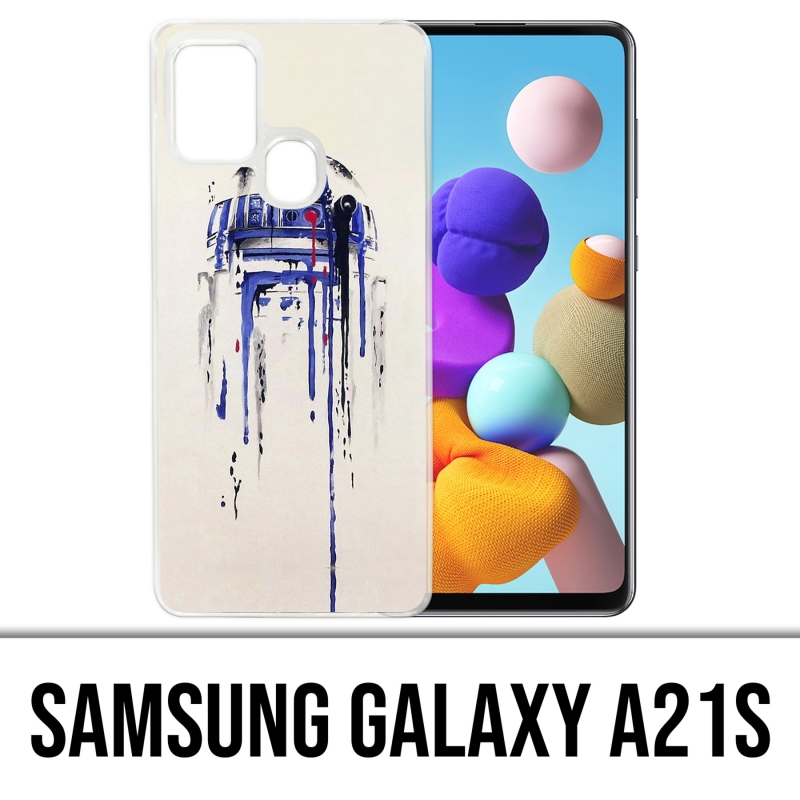 Coque Samsung Galaxy A21s - R2D2 Paint