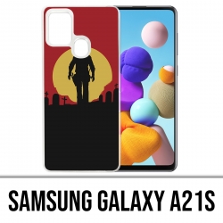 Samsung Galaxy A21s Case - Red Dead Redemption Sun.