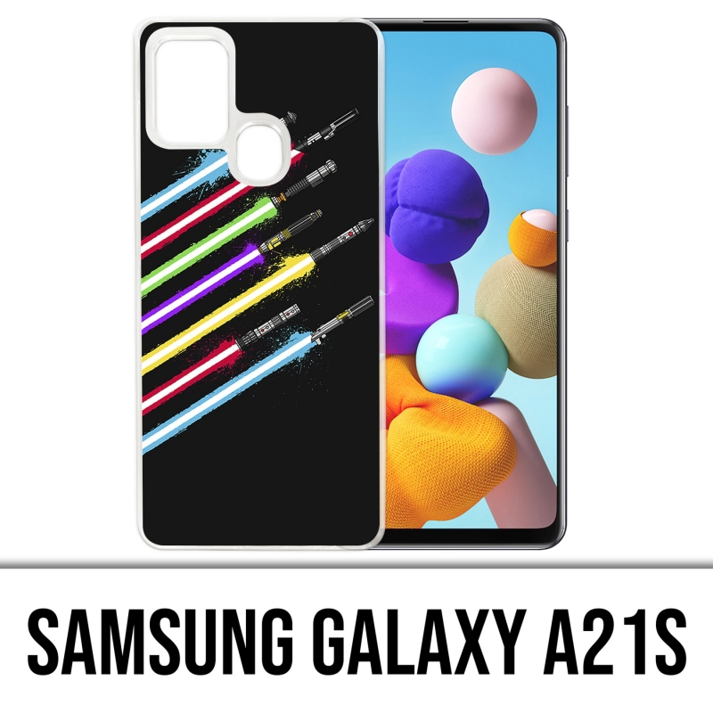 Coque Samsung Galaxy A21s - Sabre Laser Star Wars