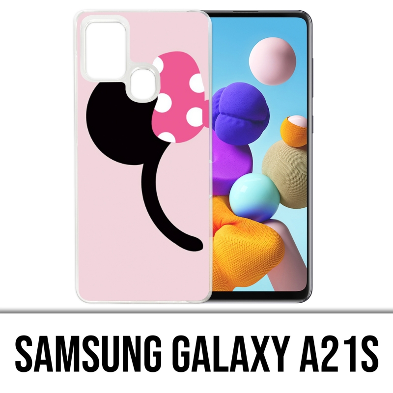 Custodia per Samsung Galaxy A21s - Fascia per capelli Minnie