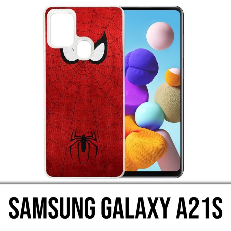 Funda Samsung Galaxy A21s - Diseño artístico de Spiderman