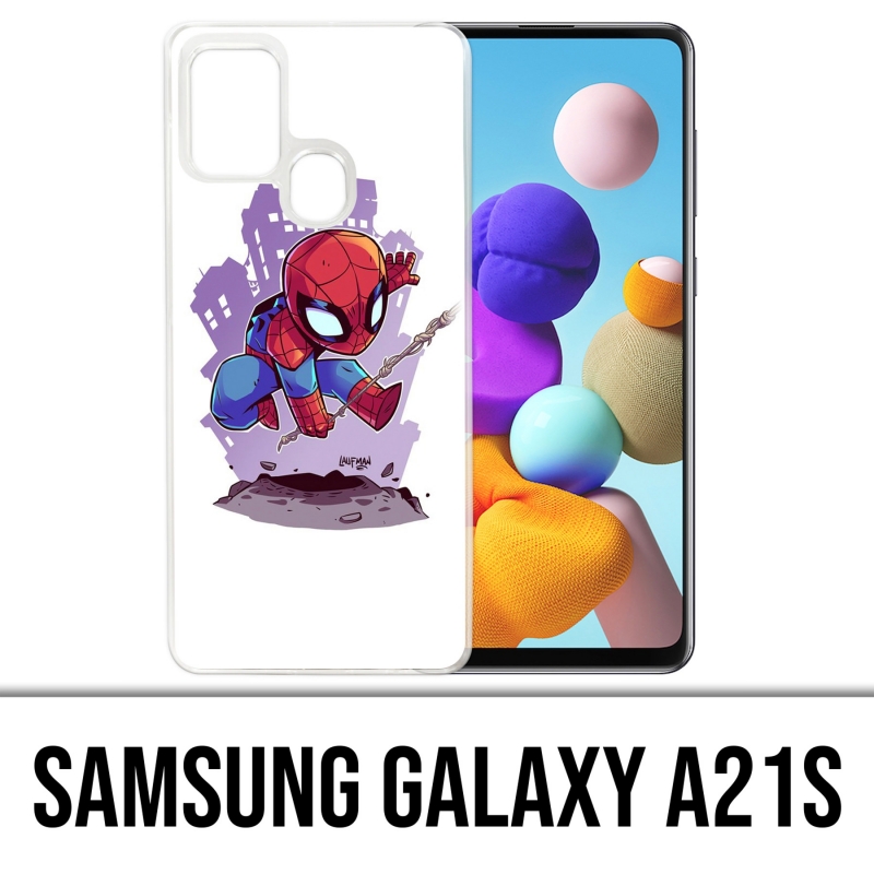 Funda Samsung Galaxy A21s - Cartoon Spiderman