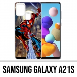 Custodia per Samsung Galaxy A21s - Spiderman Comics