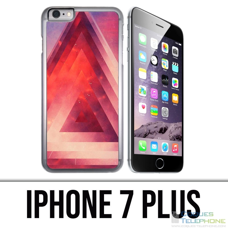 Custodia per iPhone 7 Plus - Triangolo astratto