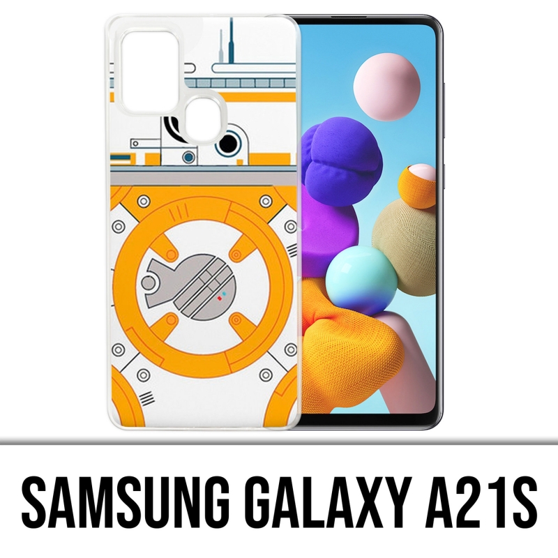 Coque Samsung Galaxy A21s - Star Wars Bb8 Minimalist