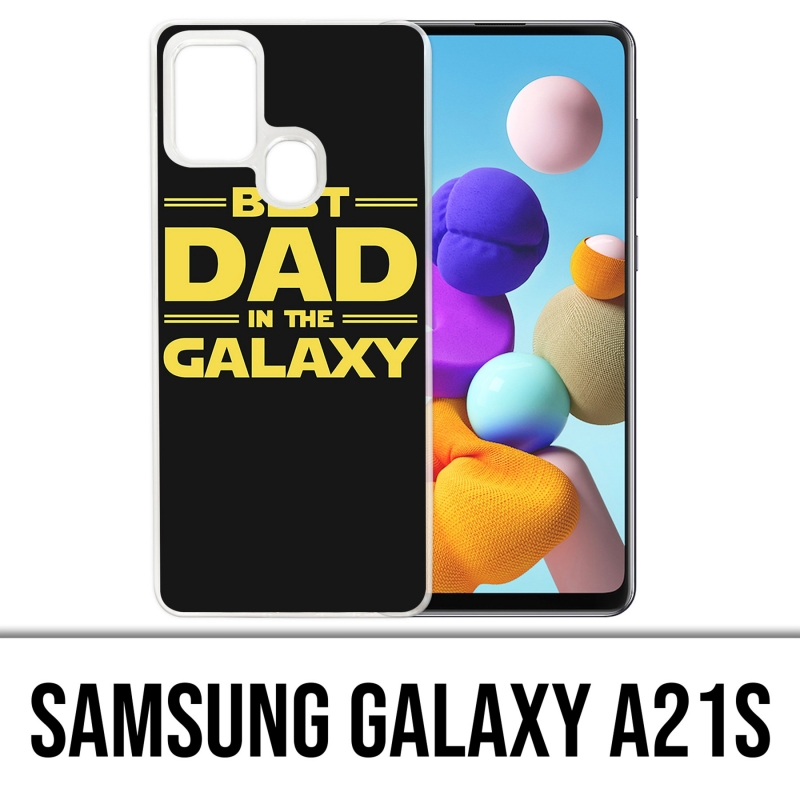 Custodia per Samsung Galaxy A21s - Il miglior papà di Star Wars nella galassia