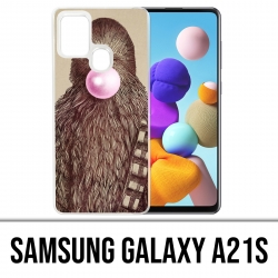 Coque Samsung Galaxy A21s - Star Wars Chewbacca Chewing Gum