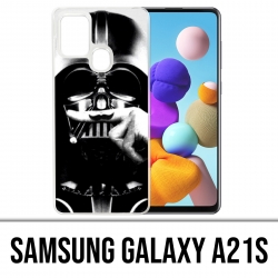 Coque Samsung Galaxy A21s - Star Wars Dark Vador Moustache