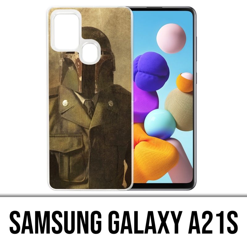 Custodia per Samsung Galaxy A21s - Star Wars Vintage Boba Fett