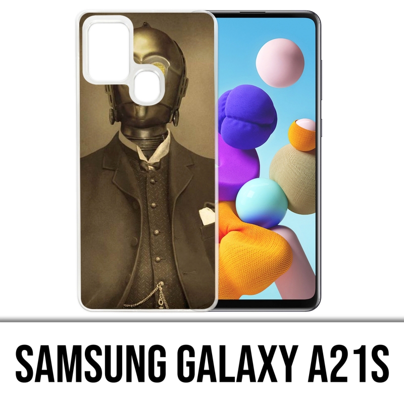 Coque Samsung Galaxy A21s - Star Wars Vintage C3Po