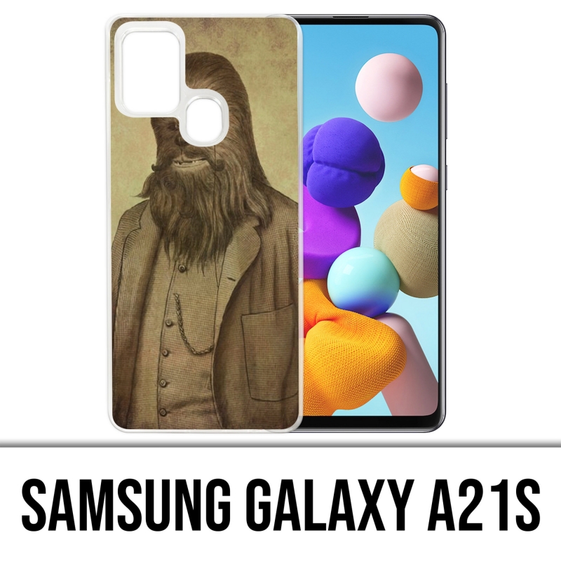 Custodia per Samsung Galaxy A21s - Star Wars Vintage Chewbacca