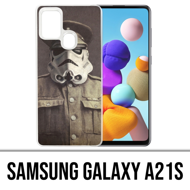 Custodia per Samsung Galaxy A21s - Stromtrooper vintage di Star Wars