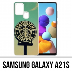 Coque Samsung Galaxy A21s - Starbucks Vintage