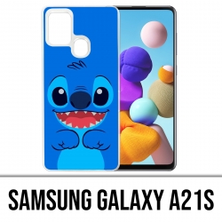 Funda Samsung Galaxy A21s - Azul puntada