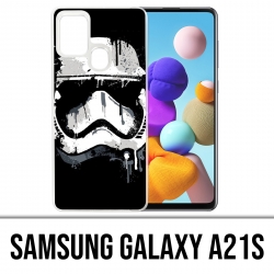 Samsung Galaxy A21s Case - Stormtrooper Paint
