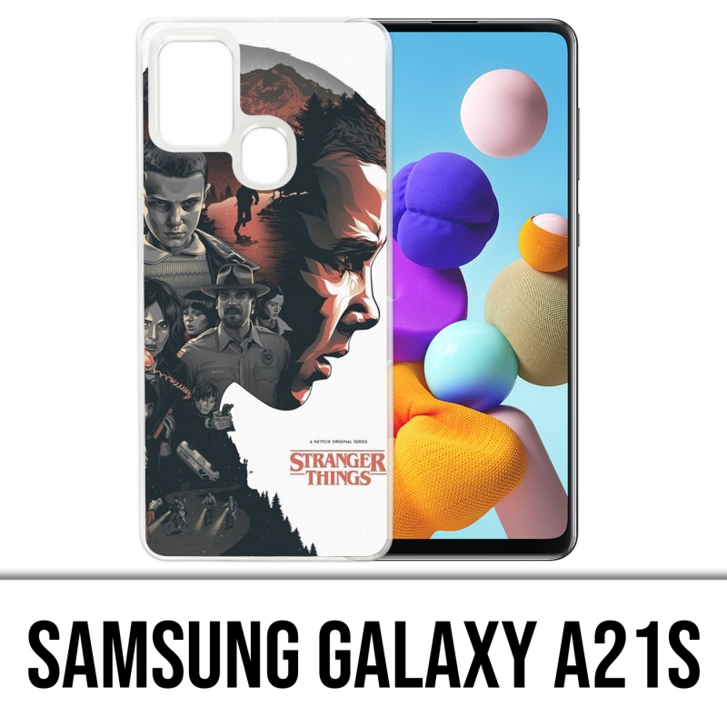 Samsung Galaxy A21s Case - Fremde Dinge Fanart