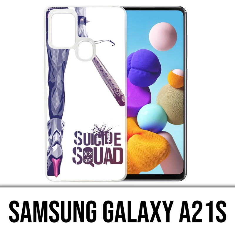 Coque Samsung Galaxy A21s - Suicide Squad Jambe Harley Quinn