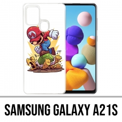 Funda Samsung Galaxy A21s - Tortuga de dibujos animados de Super Mario