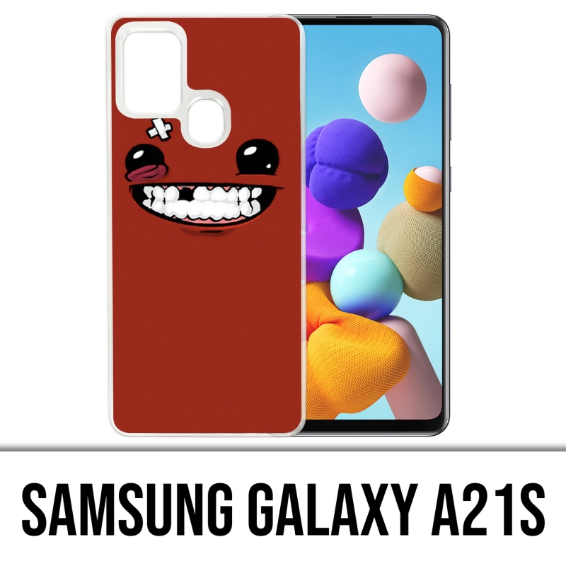 Funda Samsung Galaxy A21s - Super Meat Boy