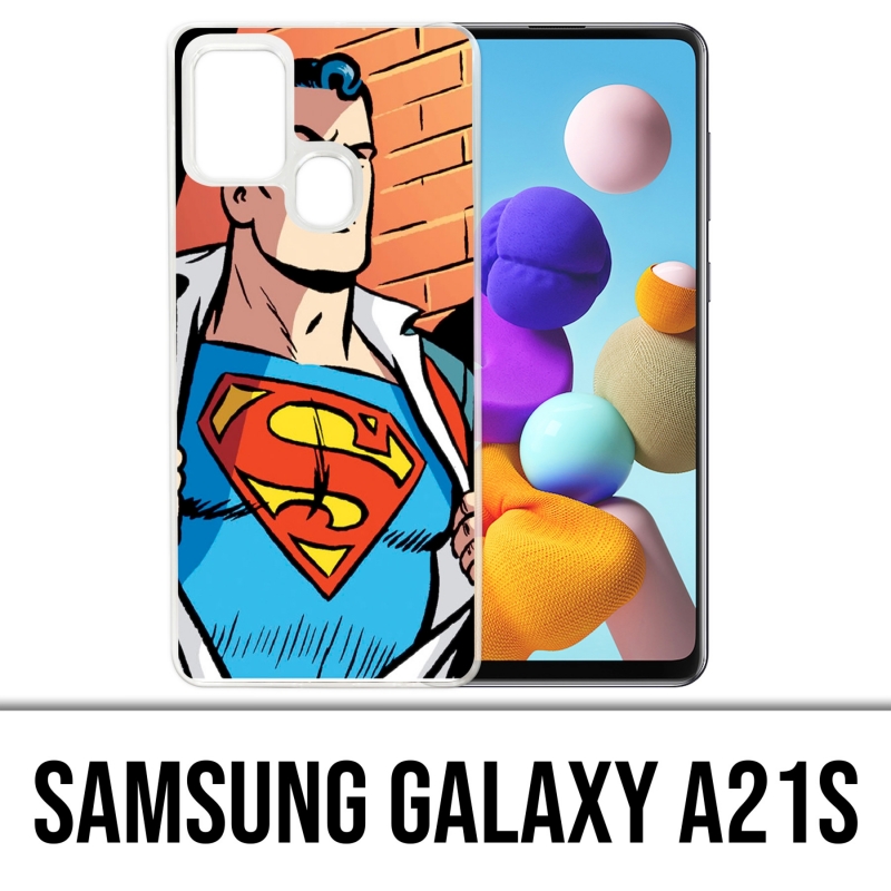 Coque Samsung Galaxy A21s - Superman Comics