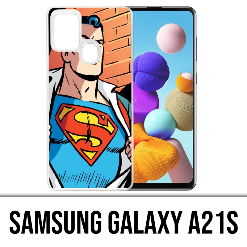 Funda Samsung Galaxy A21s - Superman Comics