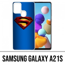 Custodia per Samsung Galaxy A21s - Logo Superman
