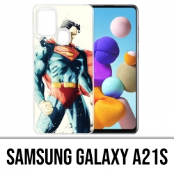Custodia per Samsung Galaxy A21s - Superman Paintart