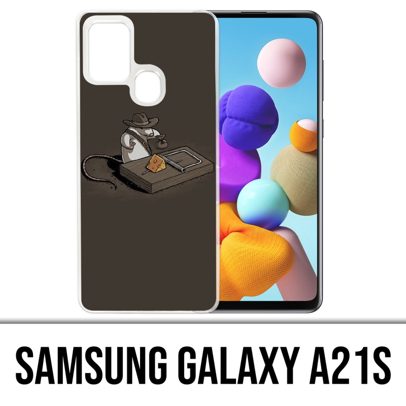 Coque Samsung Galaxy A21s - Tapette Souris Indiana Jones