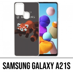 Case Samsung Galaxy A21s - To-Do-Liste Panda Roux