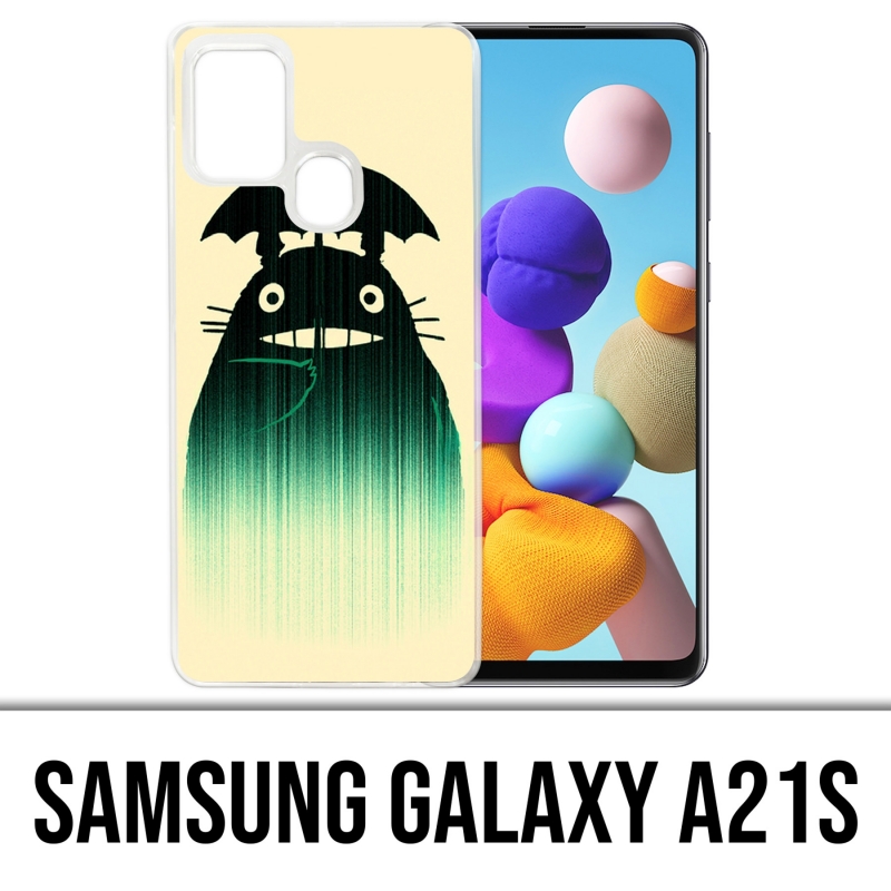 Coque Samsung Galaxy A21s - Totoro Parapluie