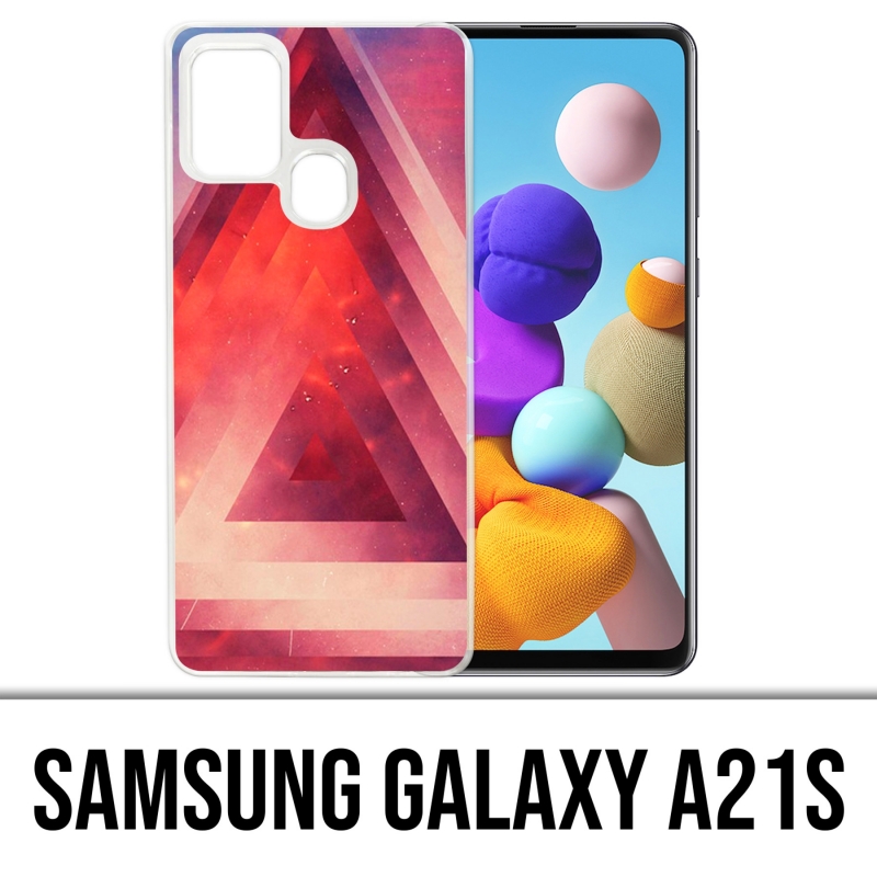 Custodia per Samsung Galaxy A21s - Triangolo astratto