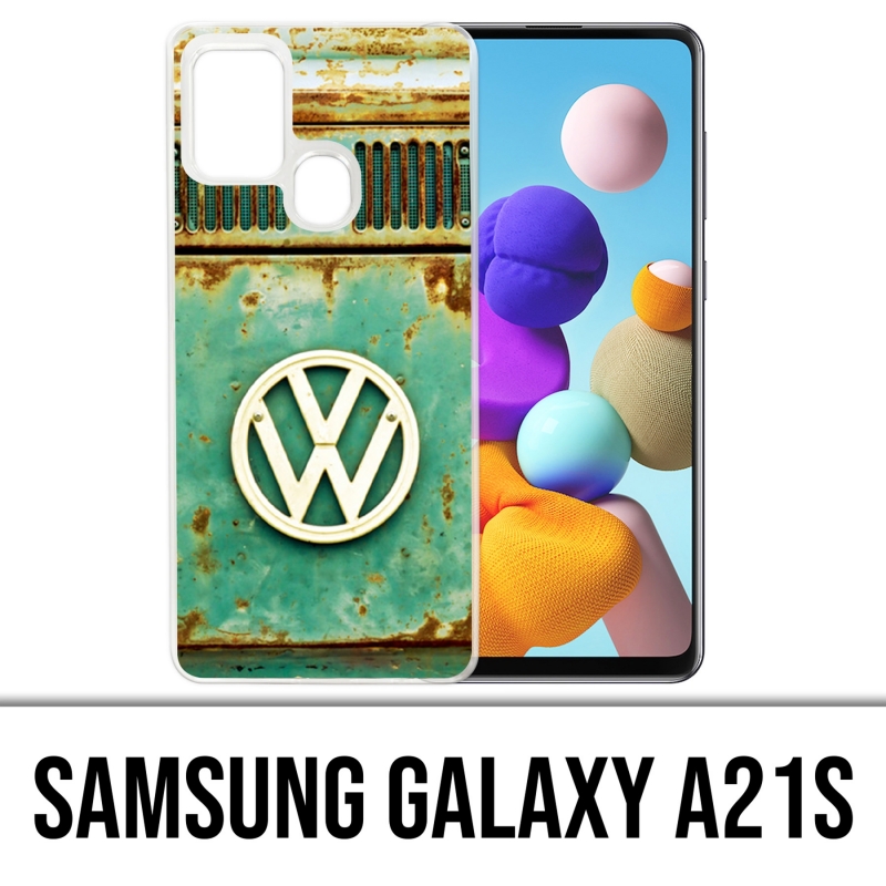 Funda Samsung Galaxy A21s - Logotipo Vw Vintage