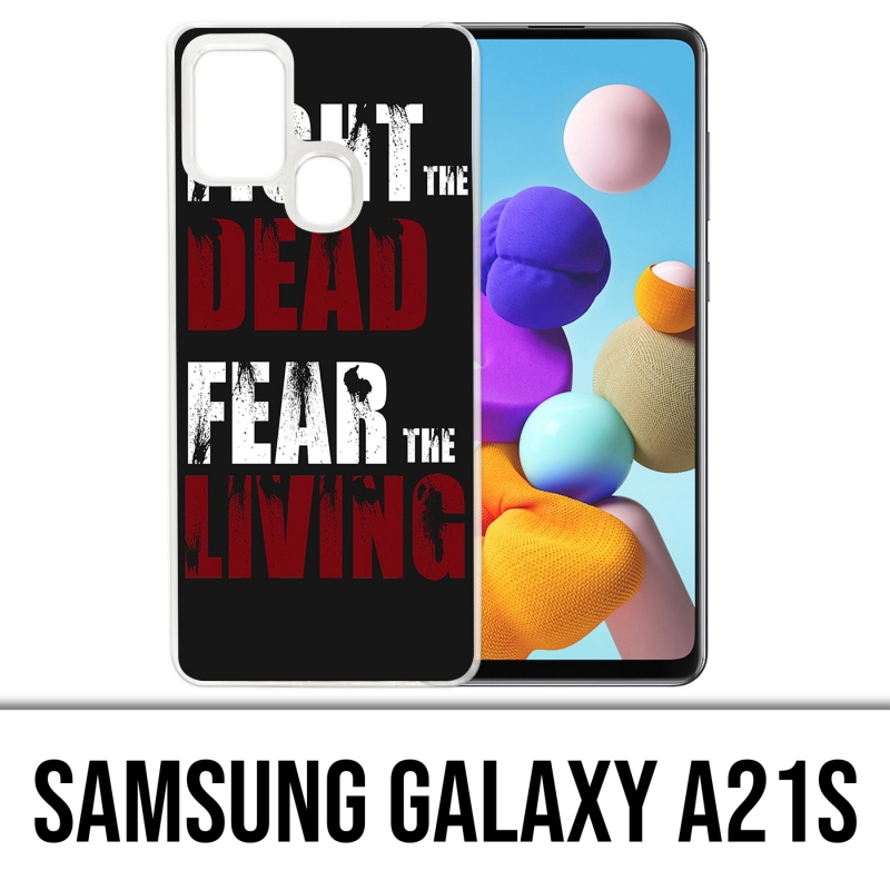 Coque Samsung Galaxy A21s - Walking Dead Fight The Dead Fear The Living