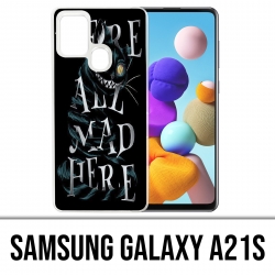 Samsung Galaxy A21s Case - Waren alle hier verrückt Alice im Wunderland
