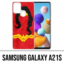 Funda Samsung Galaxy A21s - Wonder Woman Art Design