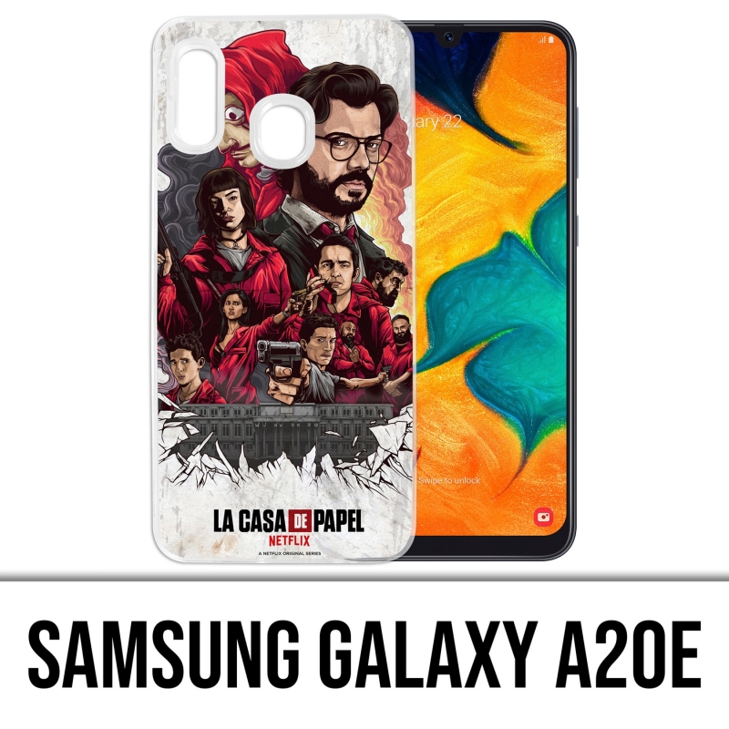 Coque Samsung Galaxy A20e - La Casa De Papel - Comics Paint