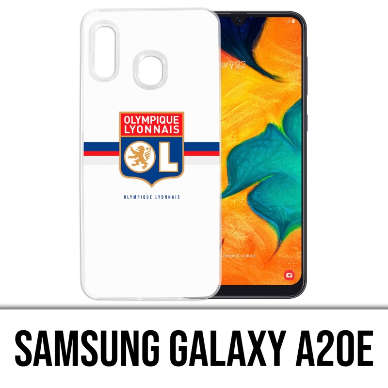 Coque Samsung Galaxy A20e - OL Olympique Lyonnais Logo Bandeau