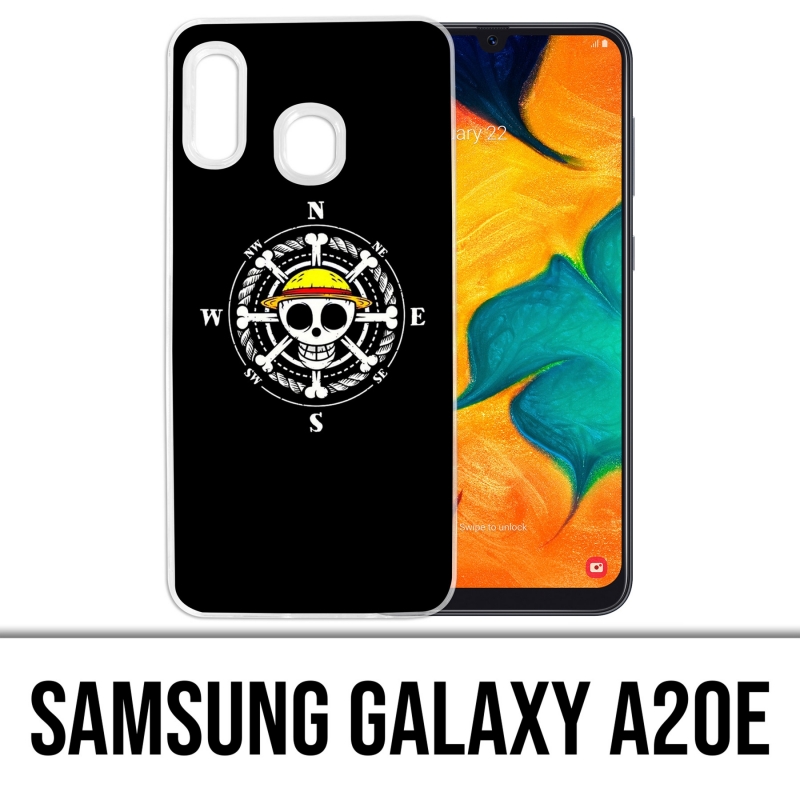 Funda Samsung Galaxy A20e - Brújula con logotipo de una pieza