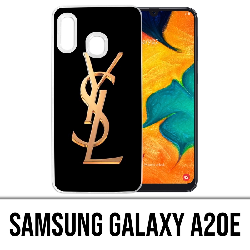 Funda Samsung Galaxy A20e - Ysl Yves Saint Laurent Gold Logo