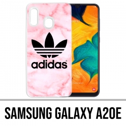 Custodia per Samsung Galaxy A20e - Adidas marmo rosa