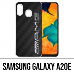 Funda Samsung Galaxy A20e - Logotipo de carbono Amg