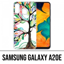 Custodia per Samsung Galaxy A20e - Albero multicolore